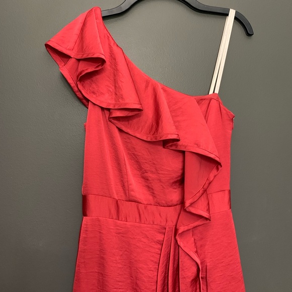 BCBGeneration Ruffle One Shoulder Dress - Picture 3 of 8